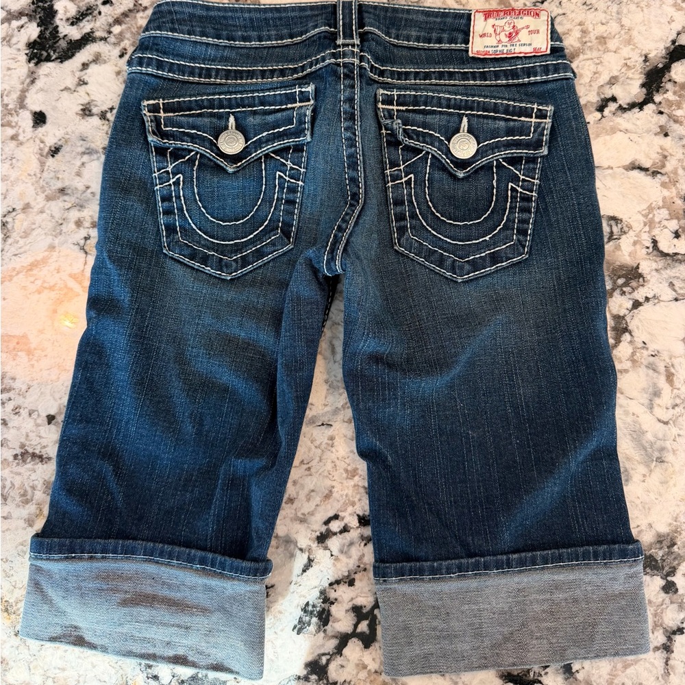 True Religion shorts, women’s size 29, super low rise